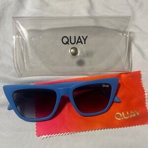 Quay Australia Vibrant Blue Sunglasses